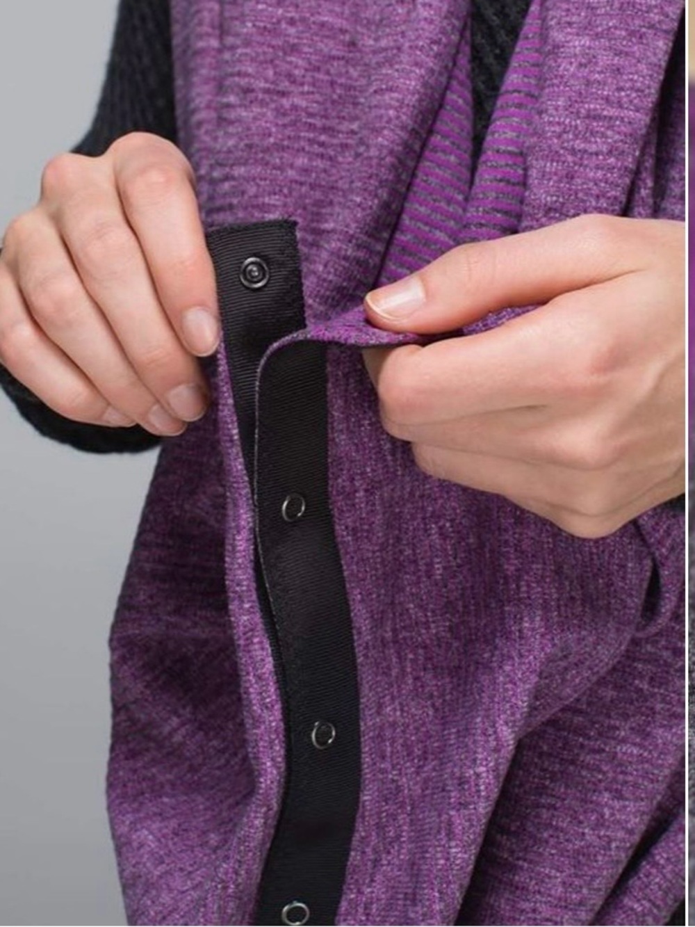 Lululemon Vinyasa Scarf *Rulu
Mini Check Pique Ultra Violet Heathered Black - Picture 5 of 9
